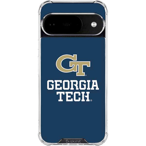 Georgia Institute of Technology GT Blue Google Pixel 10 Clear Case